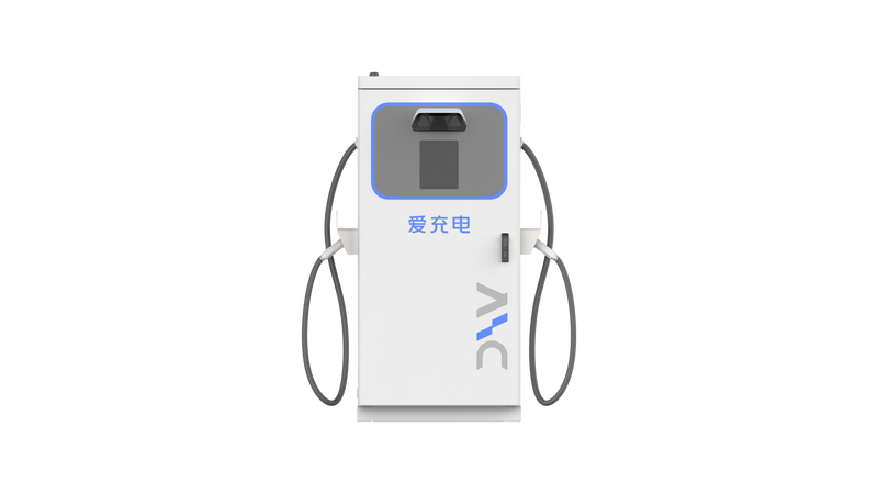 AIPark GreenGiant DC 120kW Fast EV Charging Station SV-CSL-D-120-2 - Dual Gun DC Fast Charge AI Parking Management IP54